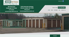 Desktop Screenshot of mooreselfstorage.com